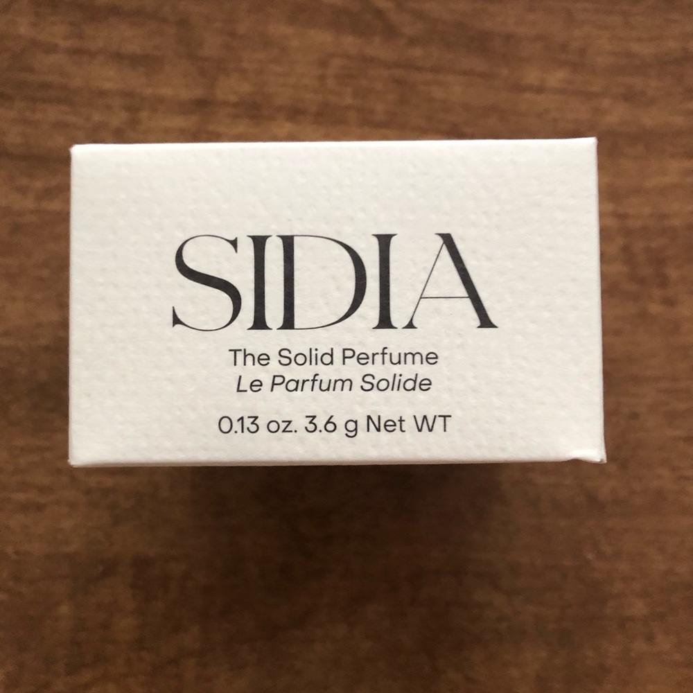 SIDIA The Solid Perfume BRALESS Leather & Vanilla 0.13 oz 3.6g Full Size NIB! 🧡